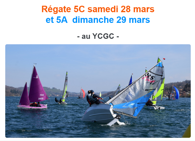 Week-End régates du printemps